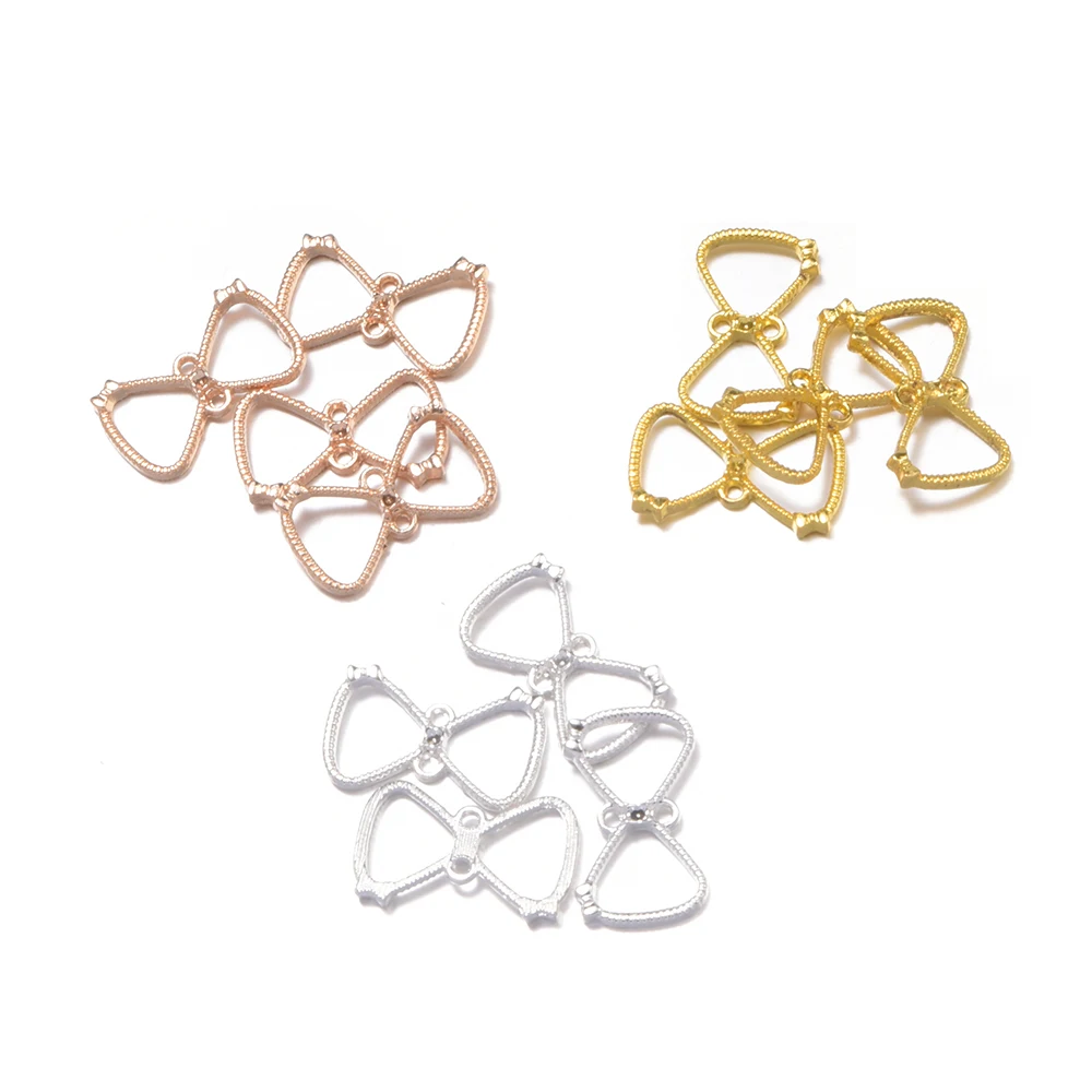 

20pcs/lot butterfly cartoon shape alloy DIY jewelry earrings accessories