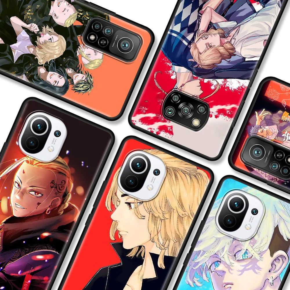 

Tokyo Revengers Case for Xiaomi Mi 10T Pro 11 Lite 5G Note 10 9T CC9 CC9E 8 9 11UItra 11X 9 SE Back Phone Cover Bag