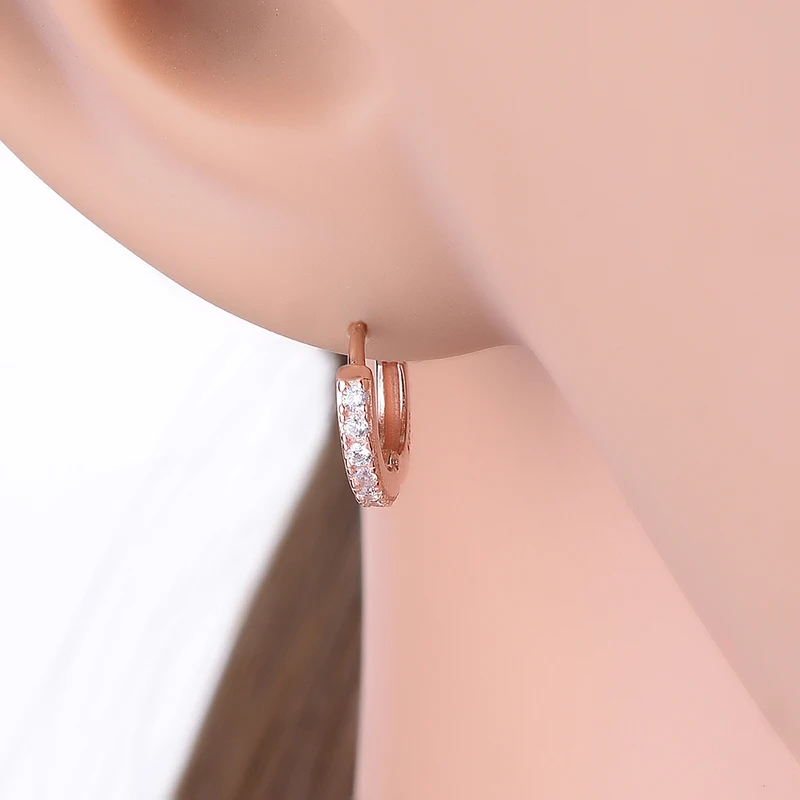 Серьги-кольца женские из серебра 925 пробы 2 цвета | Украшения и аксессуары