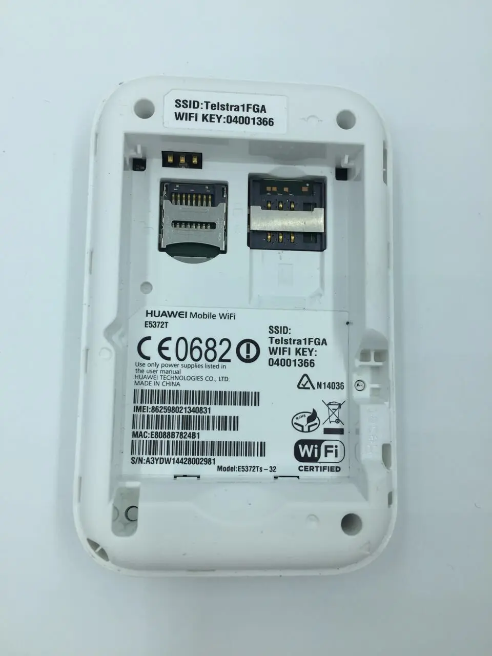 Разблокированный модем E5372 E5372T 3560 мАч 4G LTE CAT 4 WIFI 150 Мбит/с WCDMA FDD800/900/1800/2100 МГц +