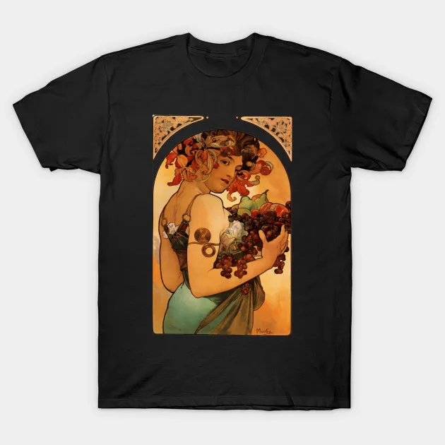 Мужская футболка Alphonse Fly ВИНТАЖНЫЙ ПЛАКАТ художественный дизайн от papermoongifts(8)