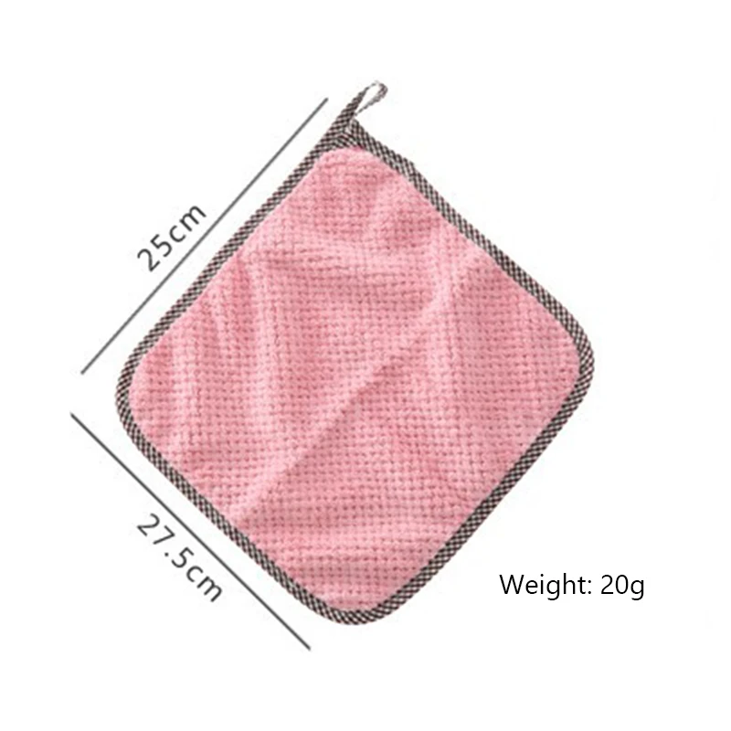 

Newly Kitchen Dishcloth with Soft Coralvelvet Multi-Use Durable Convenient Long Lasting Absorption Easy to Clean for Kitchen