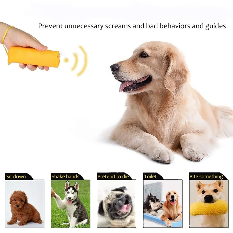 Ультразвуковой Отпугиватель собак устройство для дрессировки домашних животных