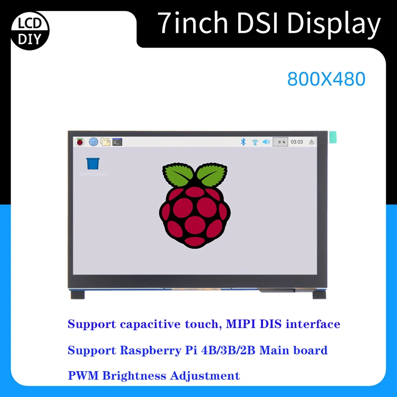 4 3/5 0/7 дюймов 800*480 TFT MIPI DSI многосенсорная емкостная сенсорная панель ЖК-модуль