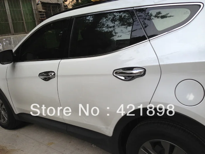 Хромированная накладка на дверную ручку для Hyundai Santa Fe 2013 2014 2015 2016 ABS|Хромирование|