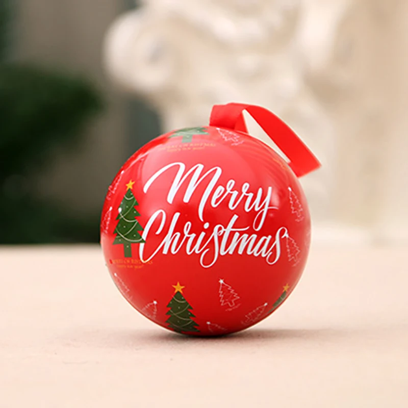 Рождественские украшения шар прозрачная открытая пластиковая безделушка