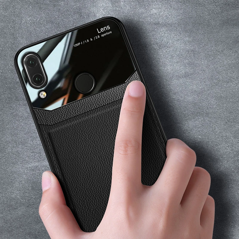 Чехол, для HuaWei Nova 3i mate 8 9 Matre9 на кожаном зеркальном стекле Силиконовый противоударный телефон роскошные мягкие милые чехлы