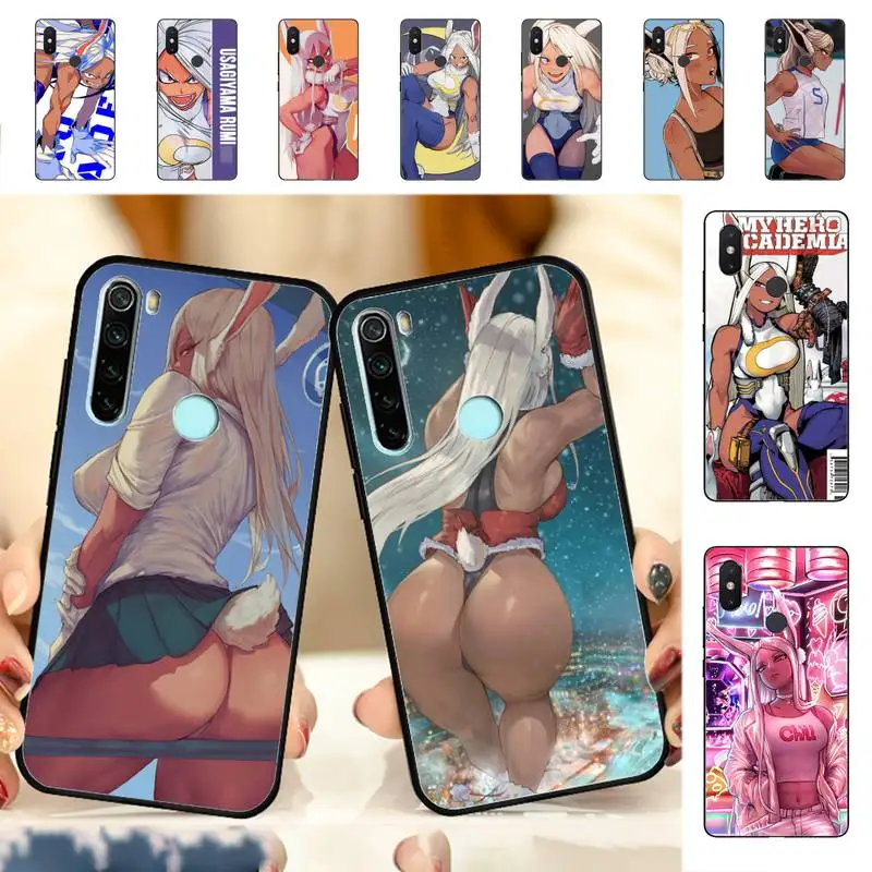 

YNDFCNB Rumi Usagiyama My Hero Academia Phone Case for Redmi Note 8 7 9 4 6 pro max T X 5A 3 10 lite pro
