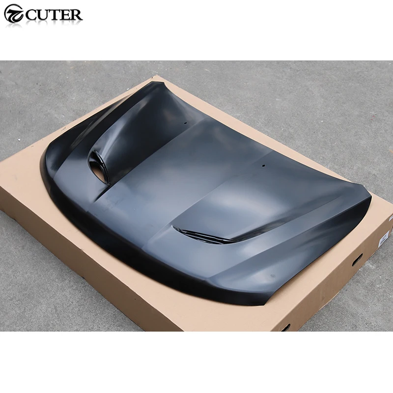 SRT8 стиль кузова автомобиля Комплект стекловолокна крышка капота двигателя для