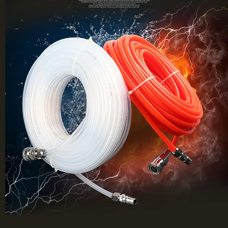 Пневматический шланг высокого давления гибкая полиуретановая труба с разъемом