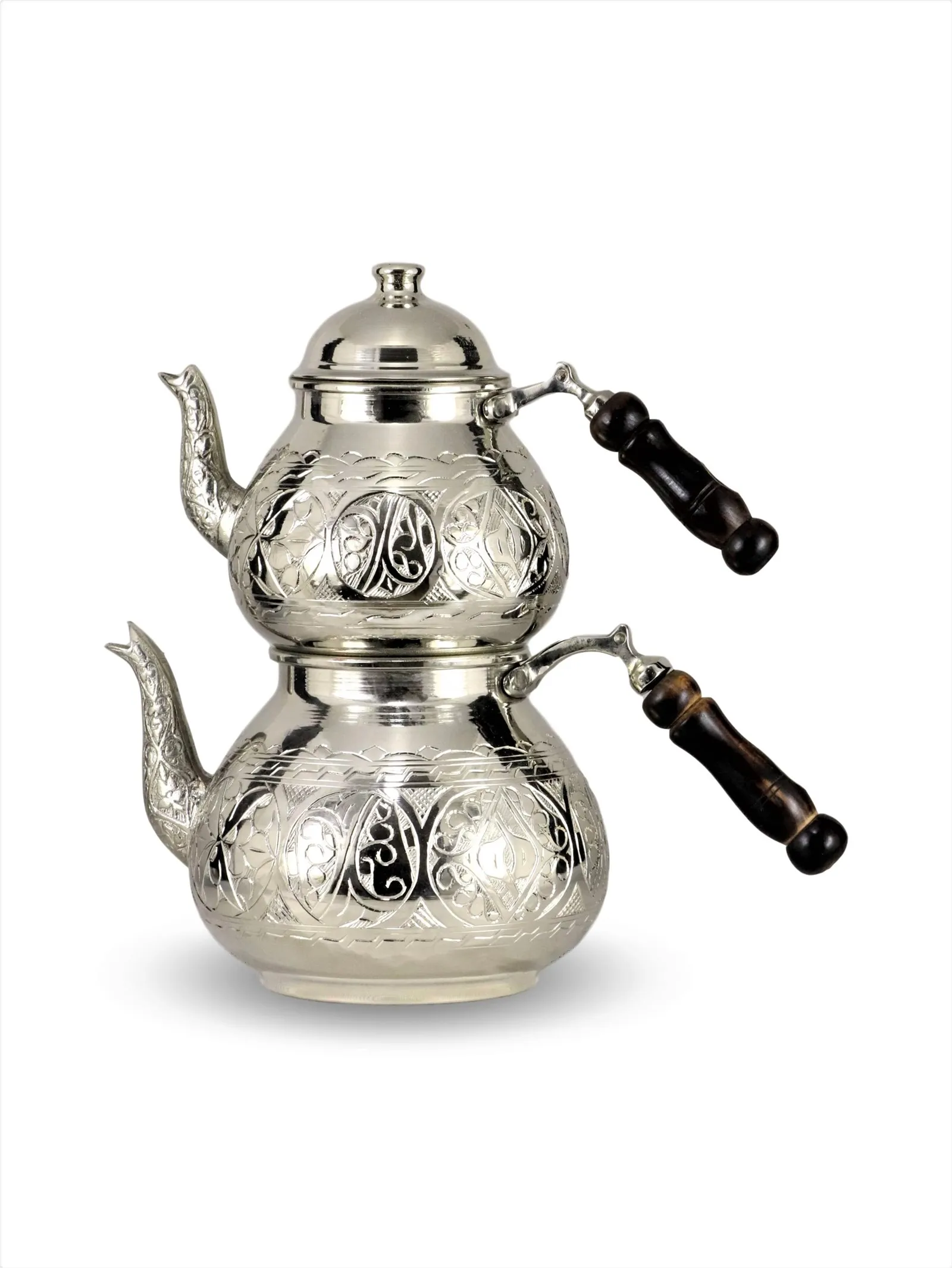 

Morya Copper Turkish Tea Pots Set 1teapot Warmer Coffee Teaware Kettle Infuser Vintage Kitchen Decor Handmade 2.7L