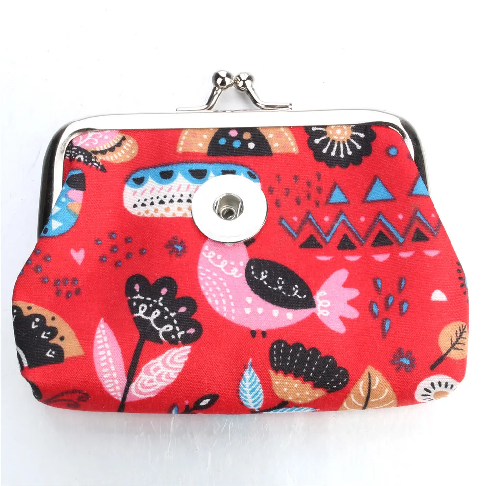 Новые ювелирные изделия с застежкой 18 мм Мультяшные Кошельки для монет маленькие