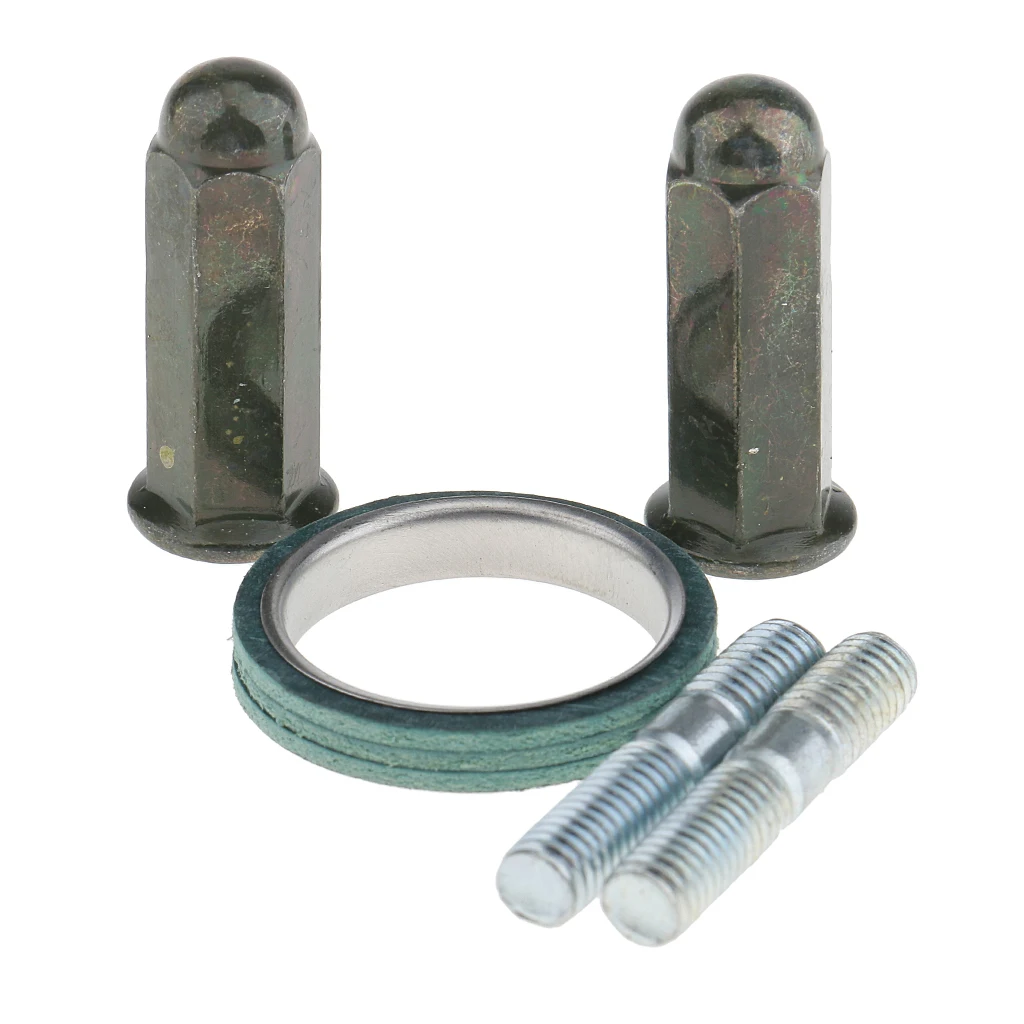

5Set Exhaust Studs Nuts Gasket For GY6 50cc 125cc 150cc QMB139 Motor ATV