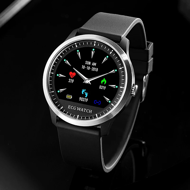 MIJIAO N58 2020 New ECG PPG Smartwatch мужские IP67 водонепроницаемые спортивные часы пульсометр