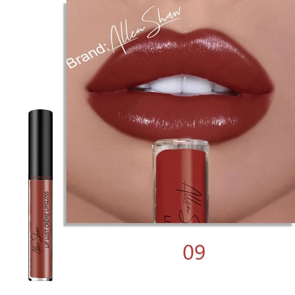 12 цветов Помада с кремовой текстурой сексуальный женский макияж Жидкий блеск для