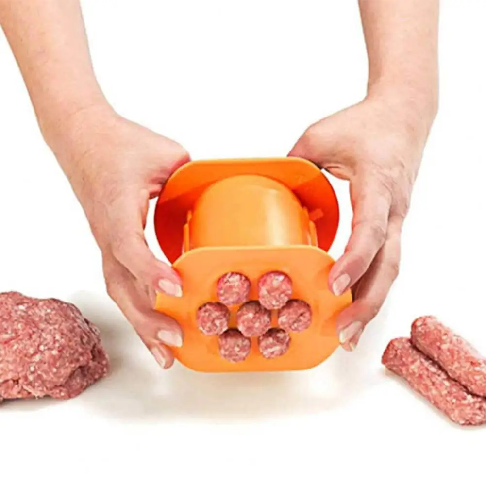

1PC Meat Strip Squeezer Plastic DIY Meat Sausage Hot Dog Maker Pasta Balls Rapid Prototyping DIY Tool Kitchen Cooking Gadgets