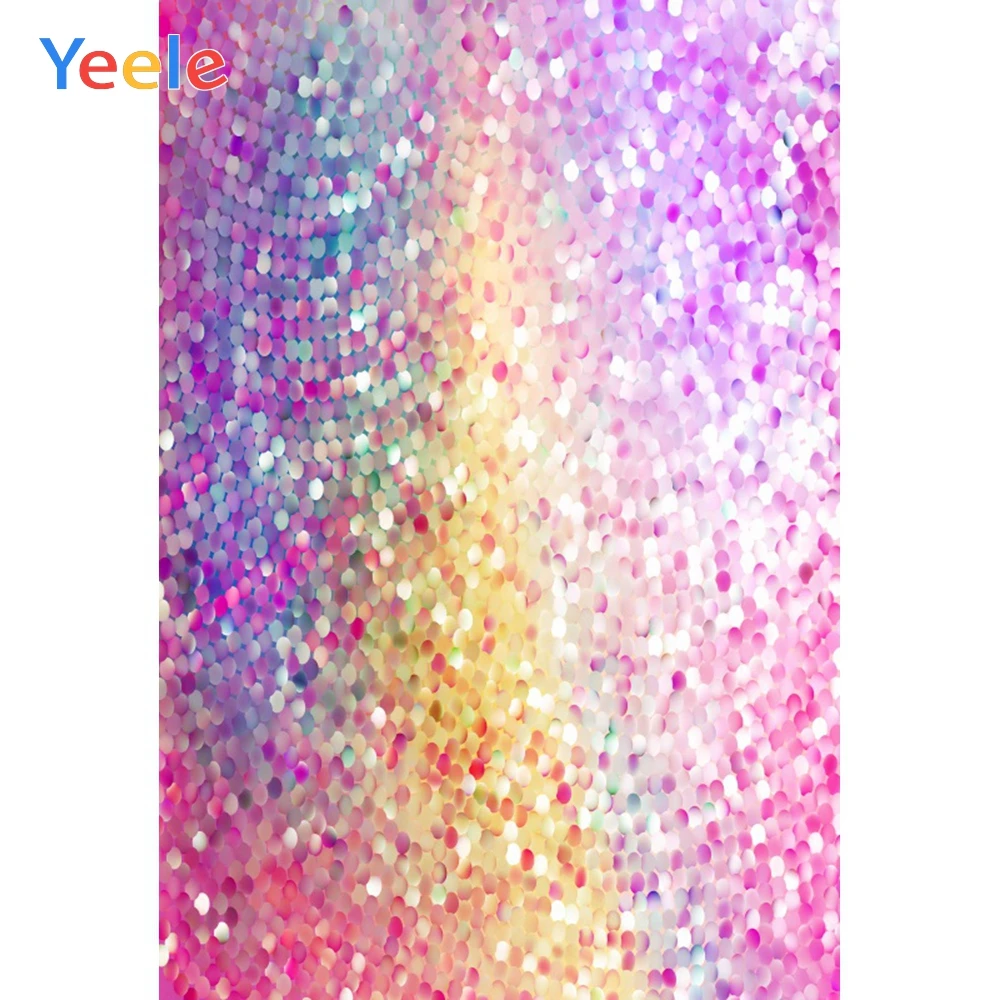 Фон для фотосъемки Yeele Birthday Colorful Glitter Shine Bokeh подарок фотографической студии декорации.