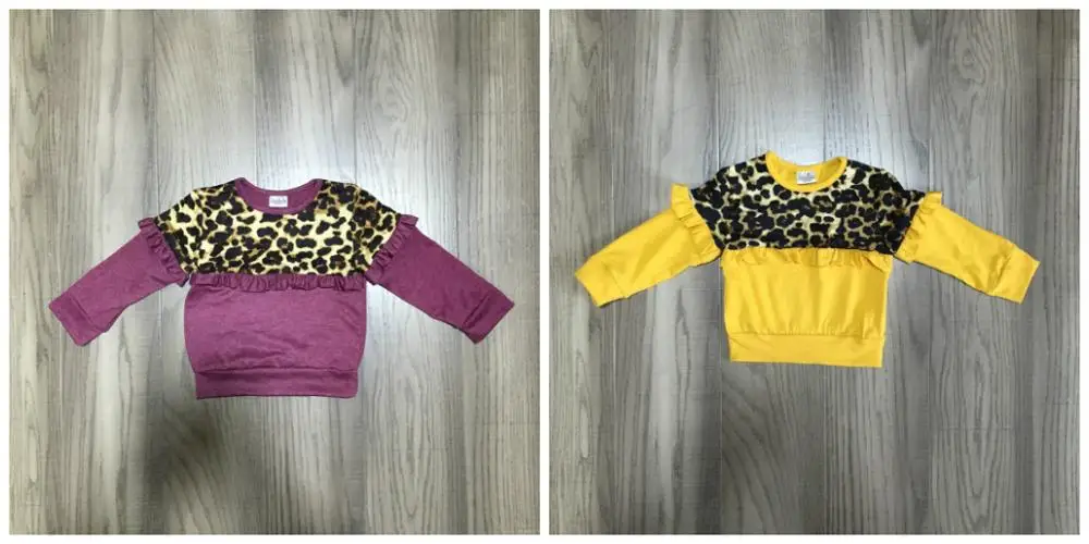 Эксклюзивная футболка для маленьких девочек сезон осень зима детская одежда из