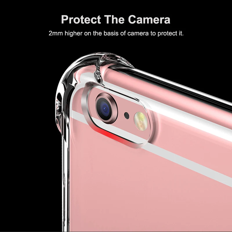 Прозрачный противоударный чехол для iPhone 11 Чехлы Iphone 12 Pro X XS Max XR 6 S 7 8 Plus SE 2020