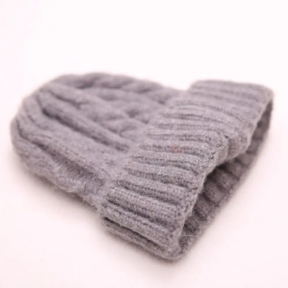 Вязаная зимняя шапка Женский тюрбан головной убор шапки Осень-зима теплая