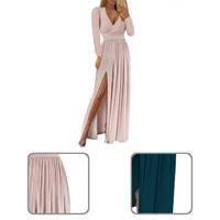 simple office lady dress solid color elegant pure color temperament dress dress dress maxi dress
