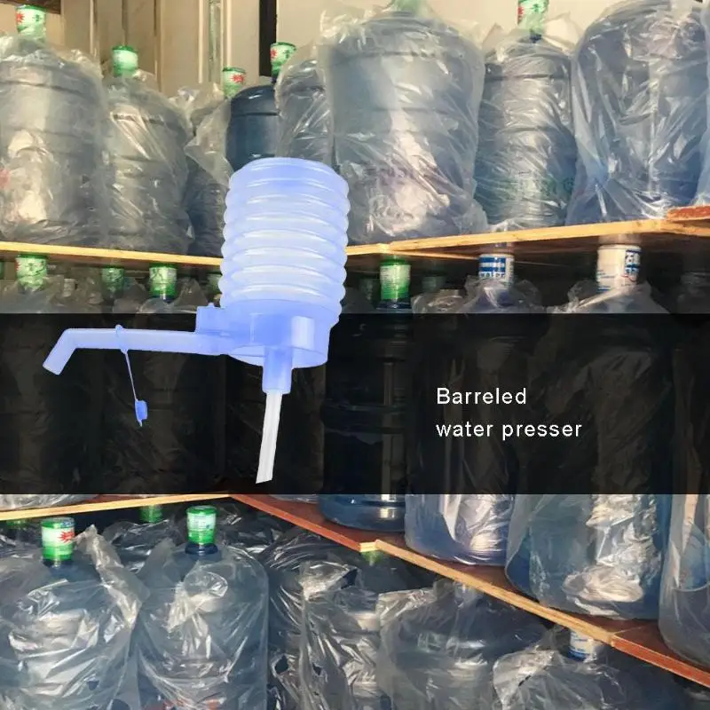 Ручной Диспенсер для бутылок с питьевой водой пластиковые прочные съемные трубы