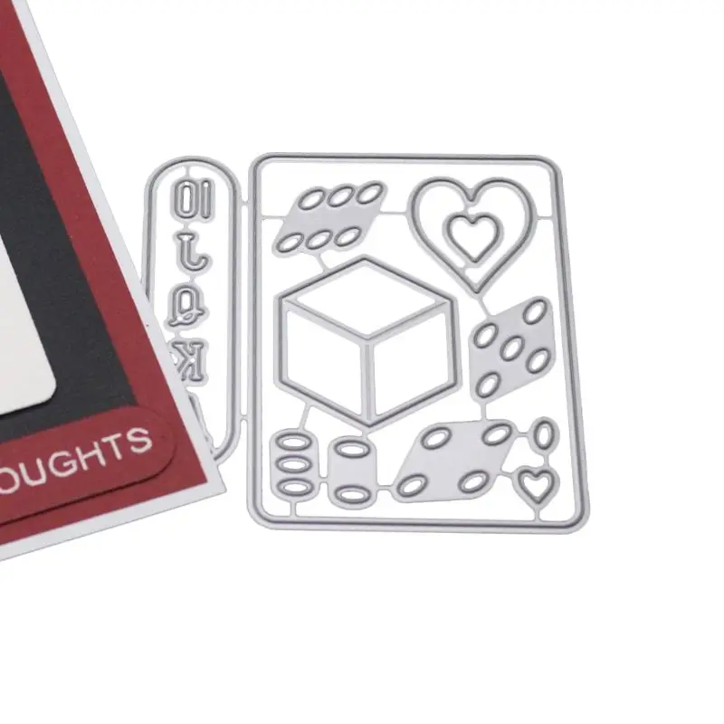 Металлические Вырубные штампы в виде скорпиона для покера фотообои карточки