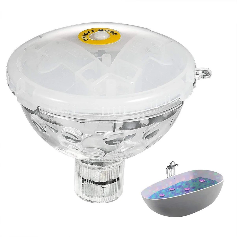 

Floating Underwater Light RGB Submersible LED Disco party Light Glow Show Swimming Pool Hot Tub Spa Lamp Baby Bath Light