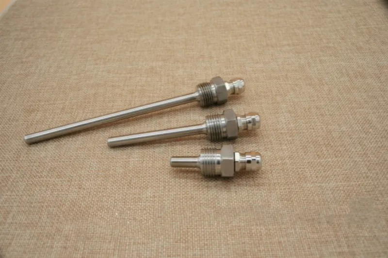 Длина Thermowell Резьба BSP 1/2 &quot(DN15) 3/4&quot(DN20) максимальный диаметр 6 мм нержавеющая