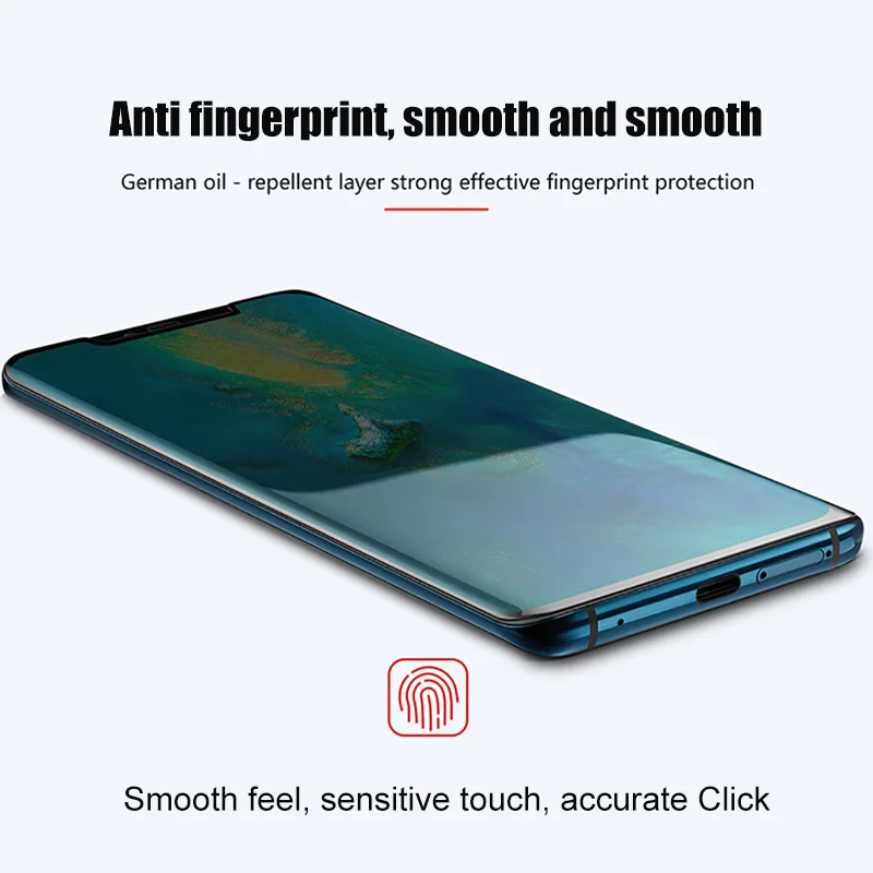 nano Liquid UV Tempered Glass film for huawei P50 P30 P40 pro Screen Protector For HUAWEI Mate 20 30 40 pro UV protection glass