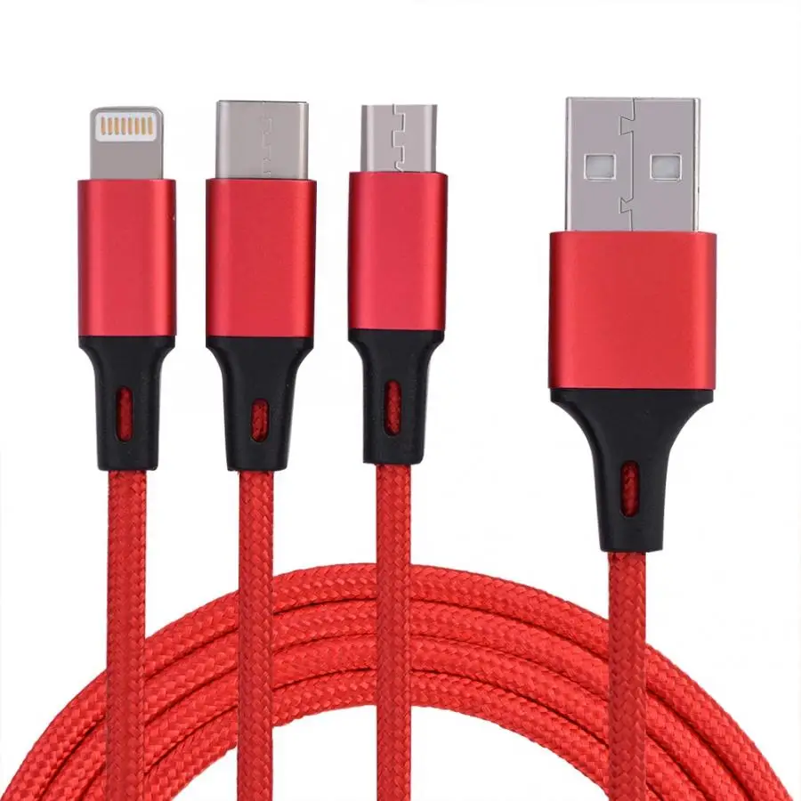 1 2 м телефонный кабель 3 в для быстрой зарядки передачи данных iPhone 11 8 Pin Micro USB или