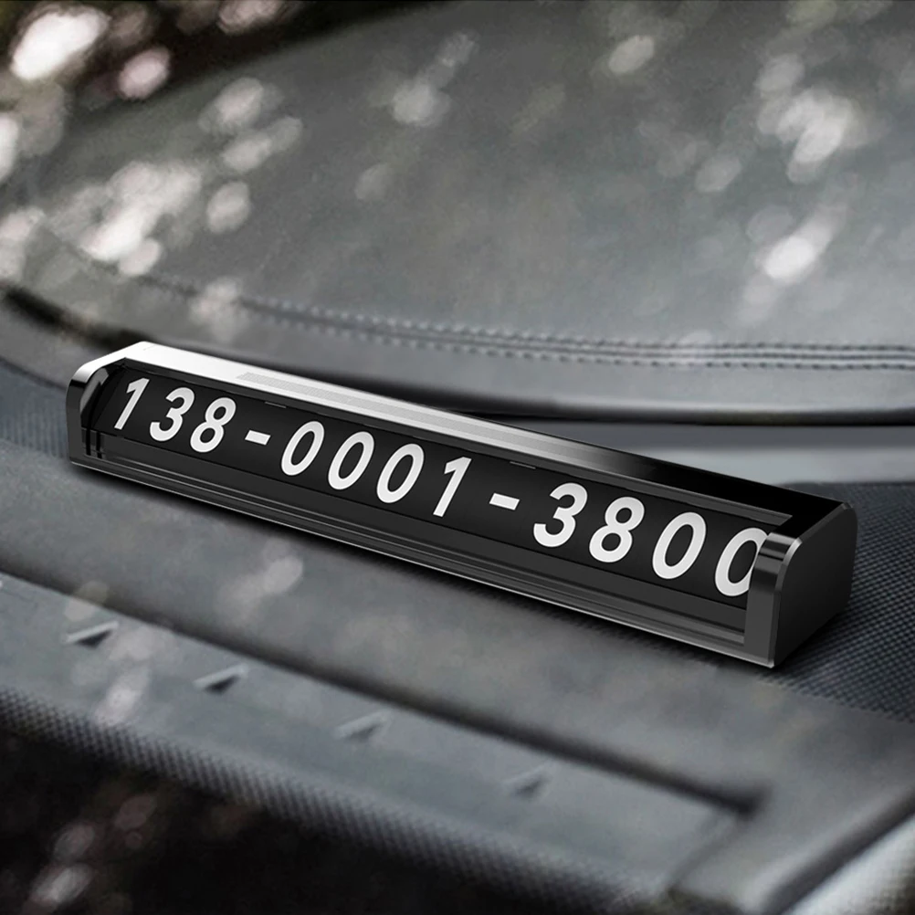 Магнитная Автомобильная карточка с телефоном для временной парковки номерная