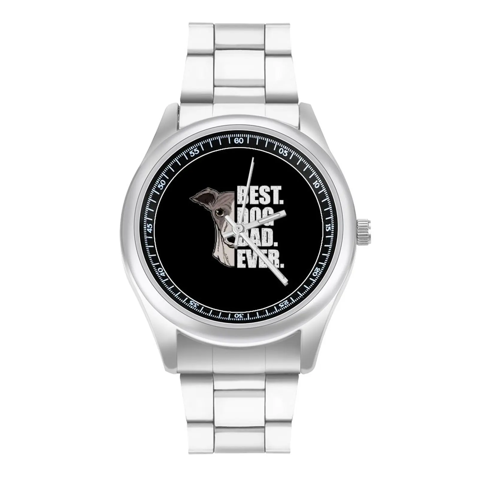 

Greyhound Quartz Watch Classy Boy Wrist Watch Photo Stainless Fishing High Class Wristwatch