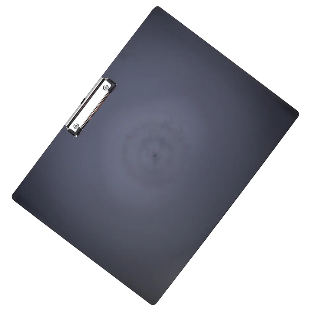 

A3 Horizontal Clipboard Drawing Paper Clip Pad Thick Plastic Writing Pad Office File Folder Clip (Black)