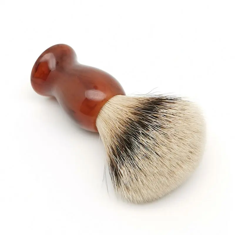 TEYO Super Silvertip кисть для бритья из барсука с туманным дождем полимерной ручкой