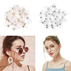 50 шт Анти-скольжения очки с цепочкой заканчивается фиксатор Ушные крючки рюмка разъемы для телефона, держатель для телефона регулируемые резиновые очки кольцо