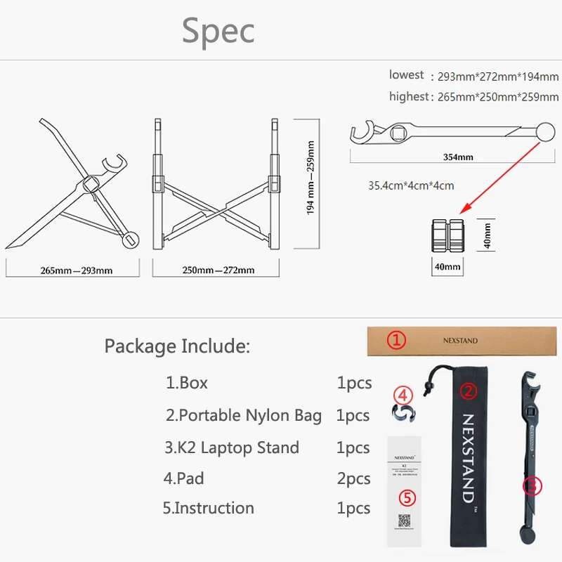 подставка для ноутбука nexstand k2 дл