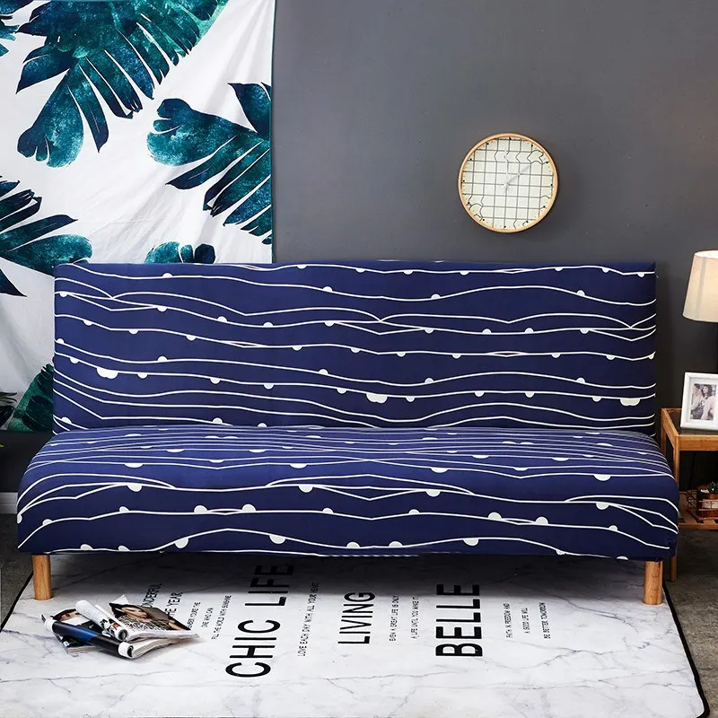 Чехол для дивана без подлокотников однотонный текстурный чехол на кровать