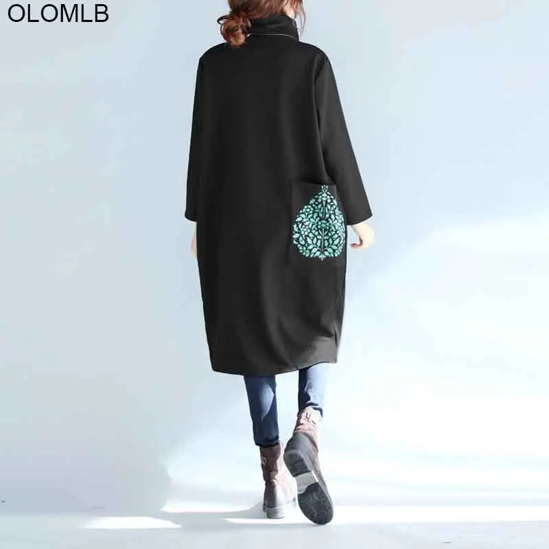 Большие размеры женское платье хлопковое плотное женская одежда свободные