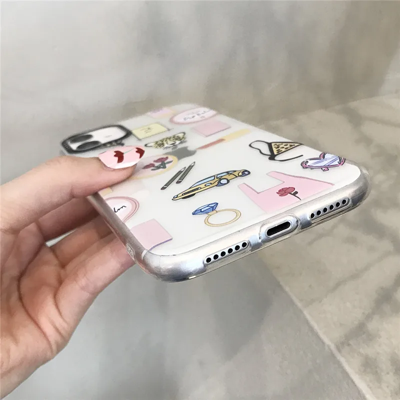 

Cute Dreamy Animal Crossing Cartoons Phone Case For iPhone 12 11 Pro Max XR X XS 8 7 Plus Cat Dog Car SE20 Flower Cover Fundas