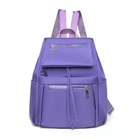 womens bag new oxford cloth korean style fashion simple large capacity solid color backpack