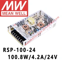 mean well rsp 100 24 meanwell 24vdc4 2a100 8w single output with pfc function power supply online store