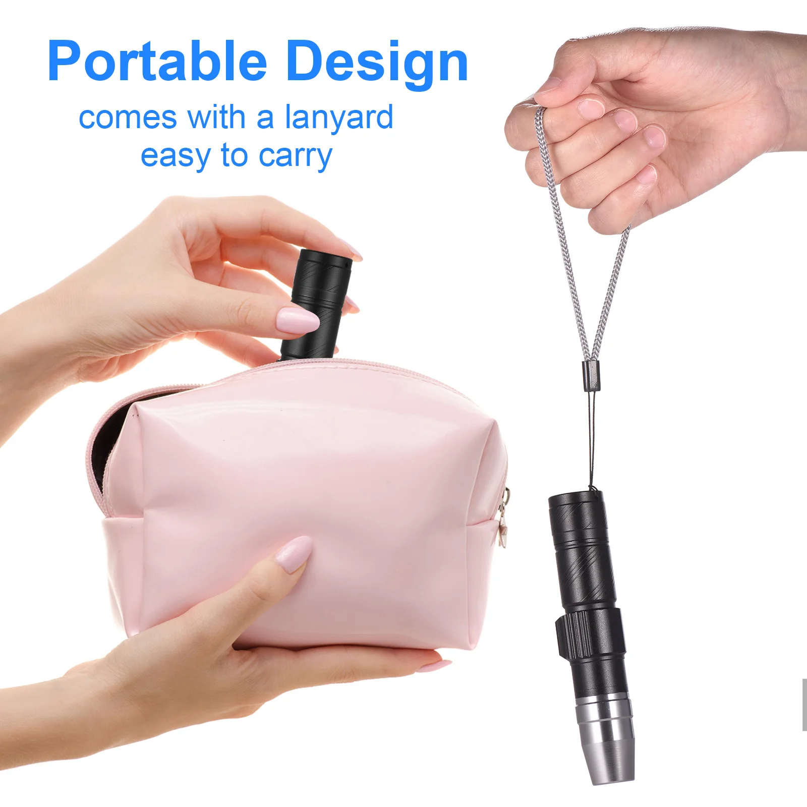 Лампа УФ/LED для сушки гель-лака миниатюсветильник ная переносная Сушилка ногтей