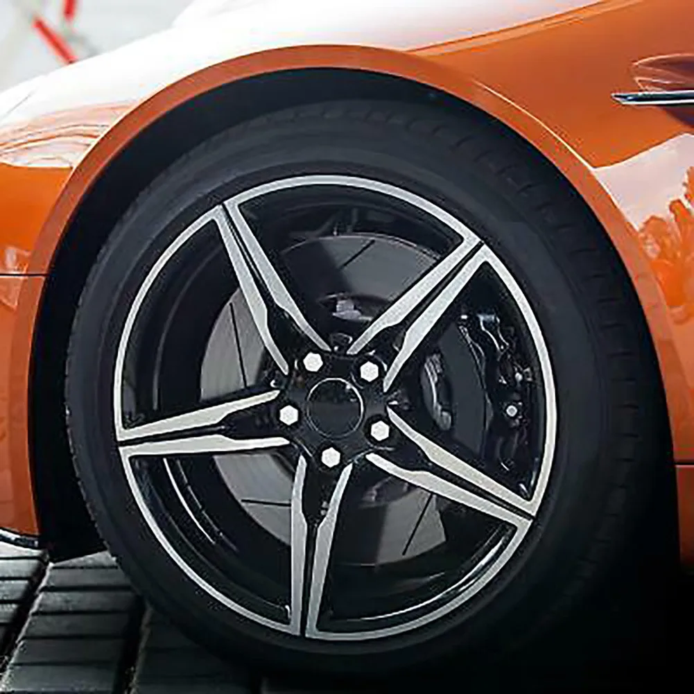 

White Wheel Lug Cover With Black Clip Dust Cap Plastic Screw Universal