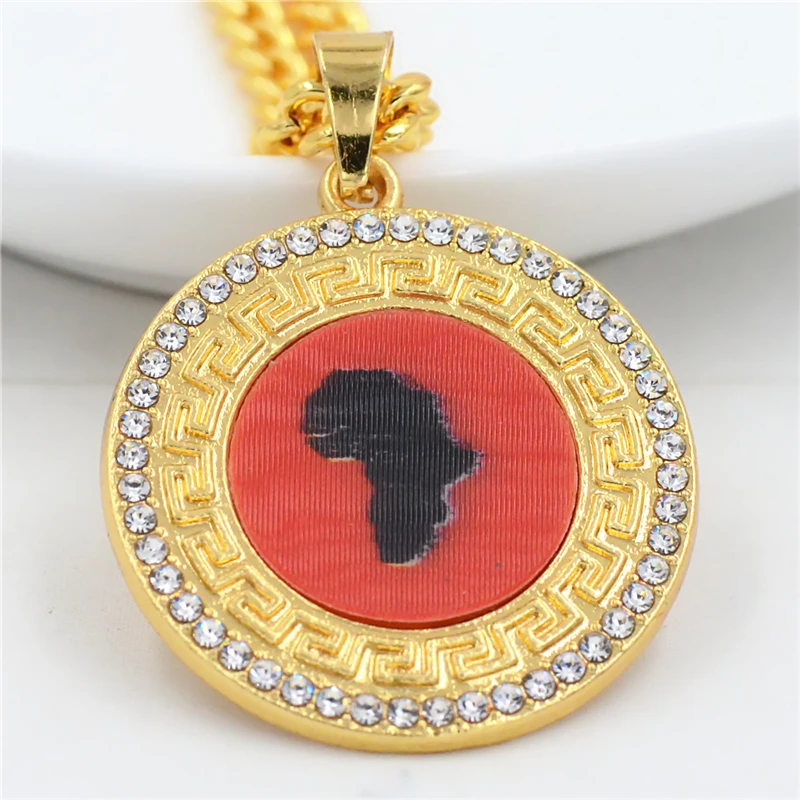 Модные очаровательные африканские ювелирные изделия в стиле хип-хоп для женщин и