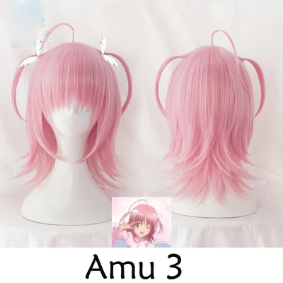 Карнавальный парик Amu Hinamori Shugo Chara! Doki вечерние Miki Suu Ran аниме розовые синтетические