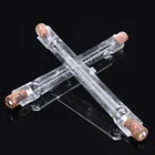 10 шт., линейная двухсторонняя галогенсветильник па, прозрачная лампа теплого белого света, 118 мм, R7S 220-240 В, 500 Вт, украшение для свадебвечерние НКИ