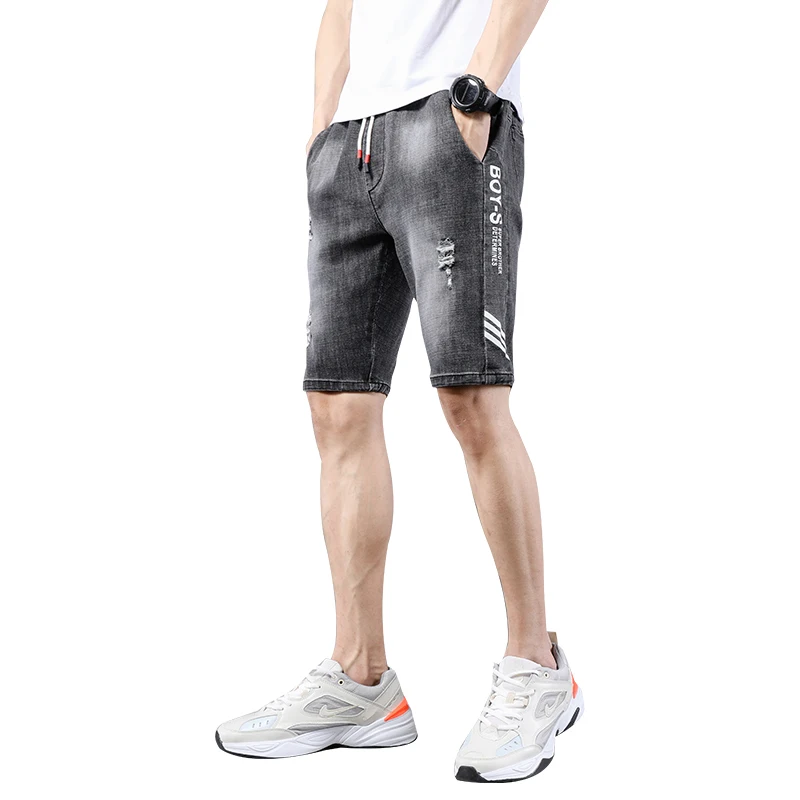 

Casual Wide Leg Oversize shorts baggy Jeans Men's pants Short Cargo Denim Overalls Jeans for Men Trousers