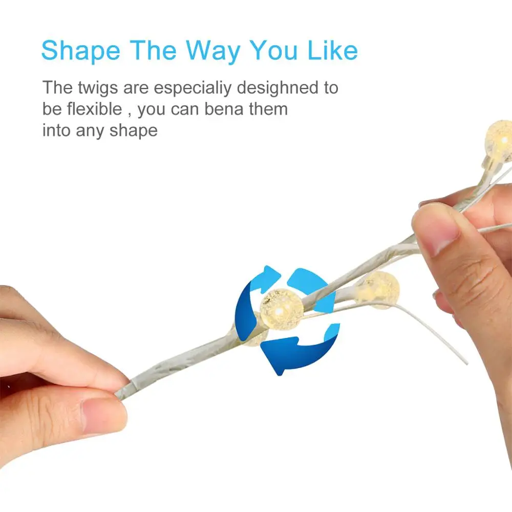 Светодиодный светильник с кристаллами Настольный для деревьев бонсай питание от