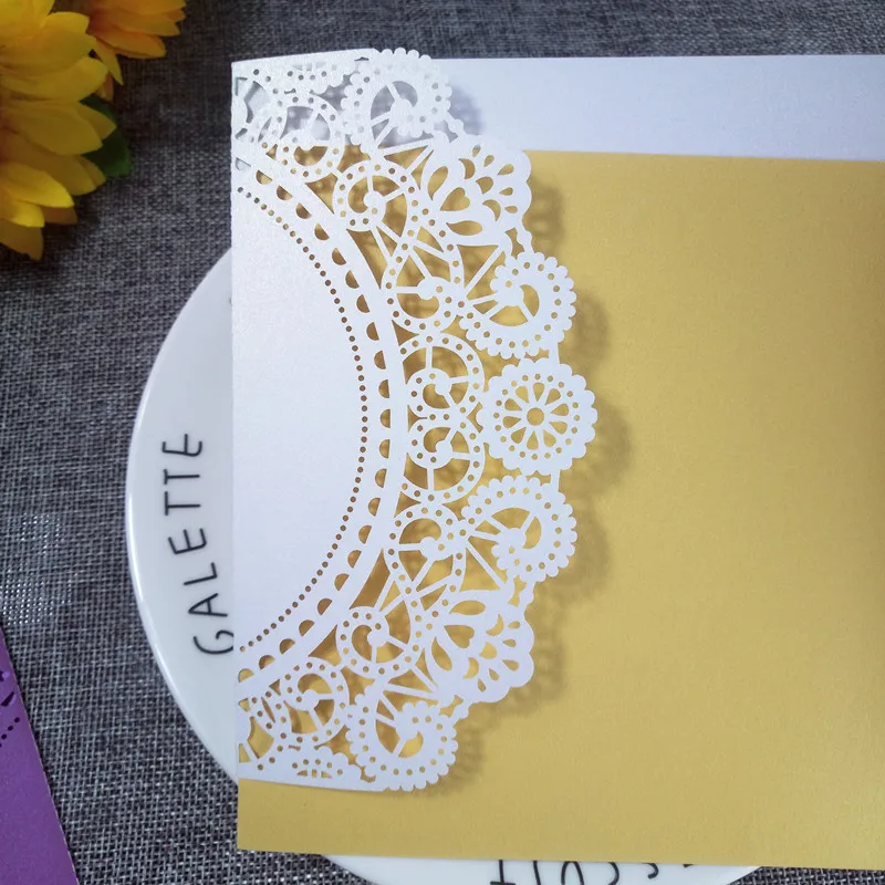 Новинка 48 шт Вечерние Пригласительные открытки Романтические свадебные